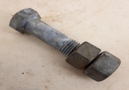 BOULON H,M16-75,2 ECRS H GALV