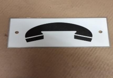 PLAQUE PICTOGRAMME TELEPHONE